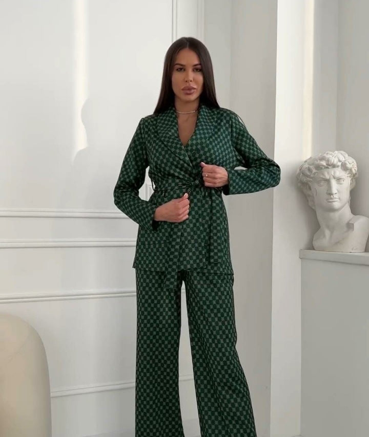 Tailleur Ilaria-Completo giacca e pantalone logato